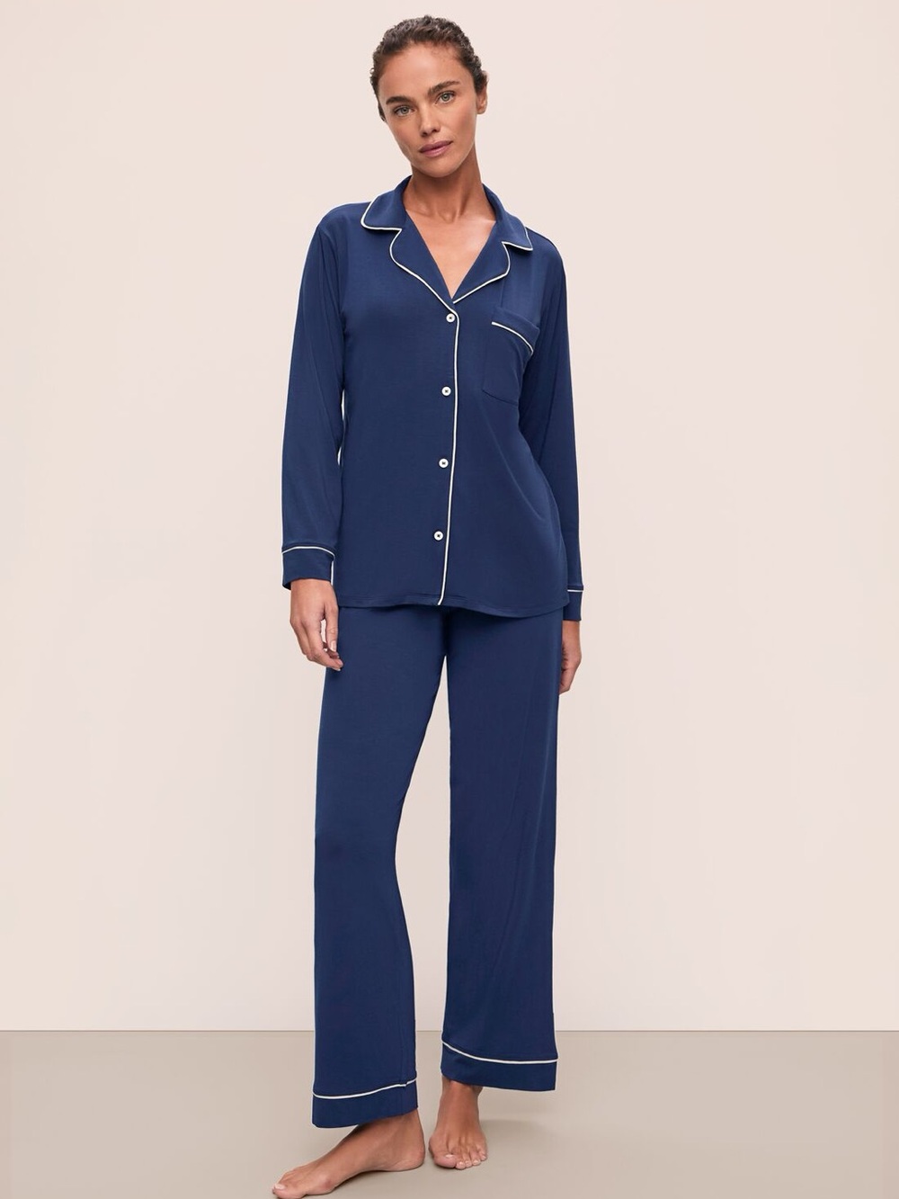 Eberjey Gisele TENCEL Modal Long Sleeve Pajama Set